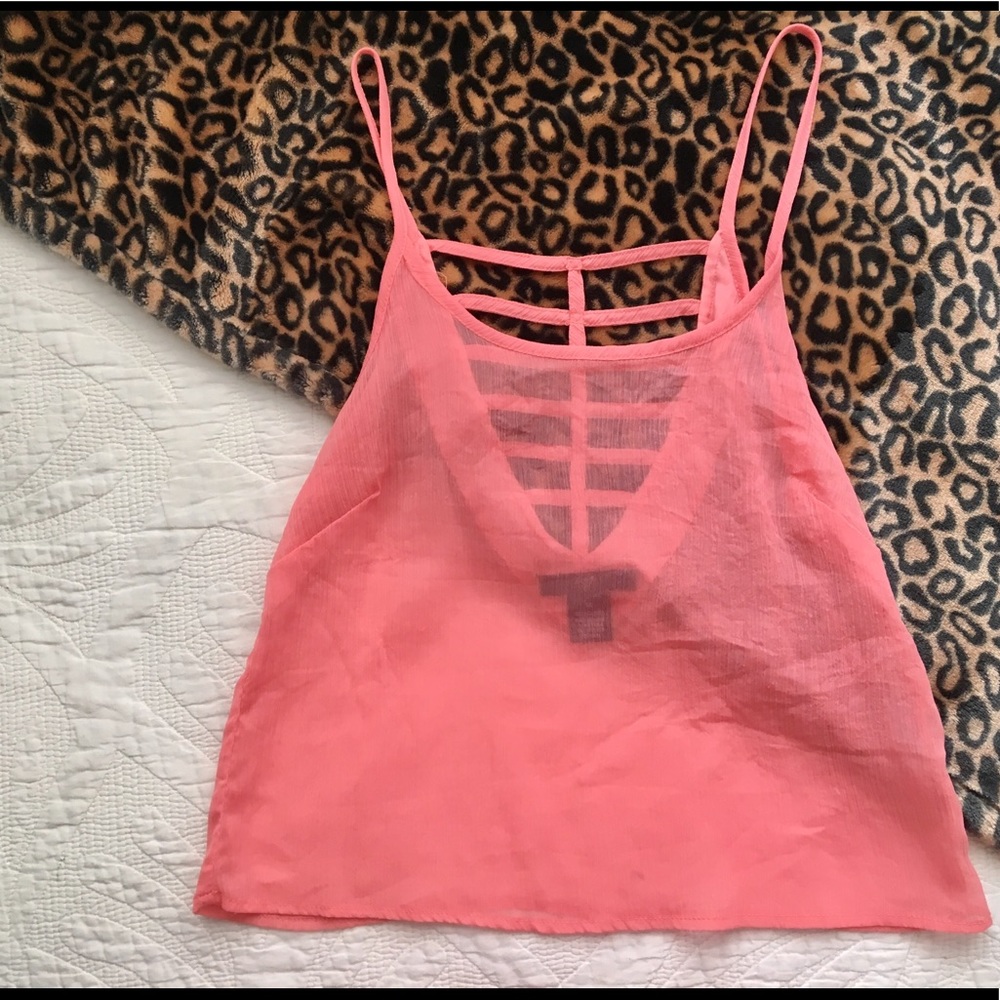 Pink tank top!